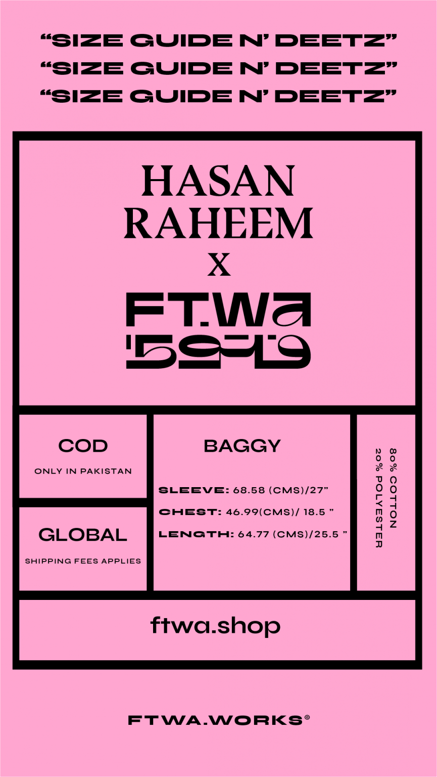 HASAN RAHEEM AISAY KAISAY HOODIE (BABY PINK)