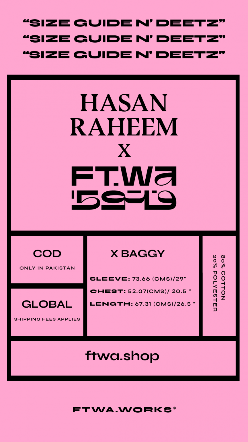 HASAN RAHEEM AISAY KAISAY HOODIE (BABY PINK)