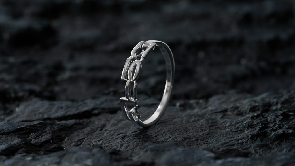 SILVER STACK RING