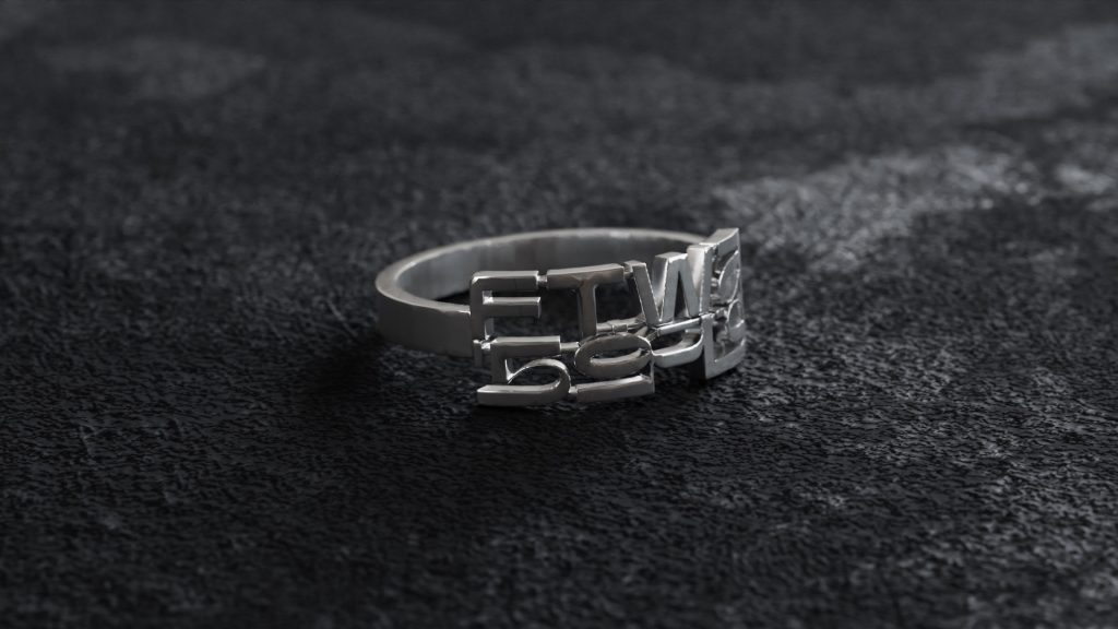 SILVER STACK RING